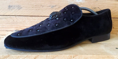 Kurt Geiger London Low Suede Shoes UK9/US9.5/EU44 5695 / 0122 Black