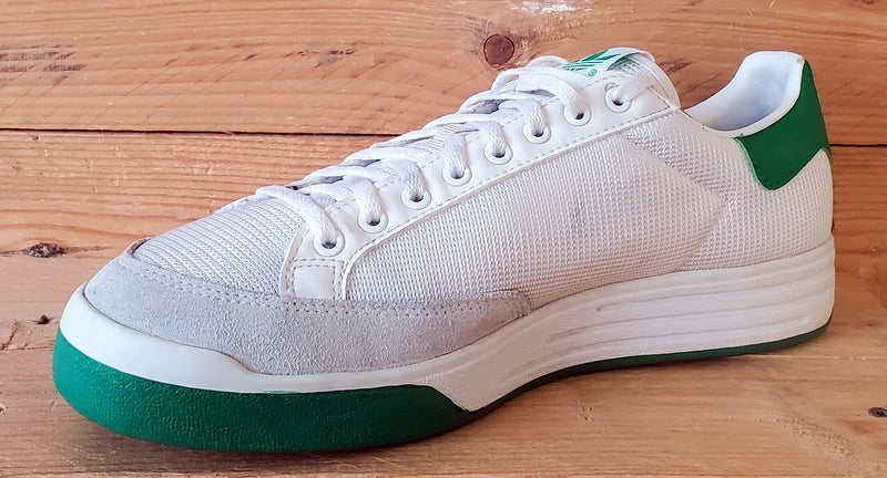 Adidas Rod Laver Low Textile Trainers UK8/US8.5/EU42 G99863 White Fairway/Green