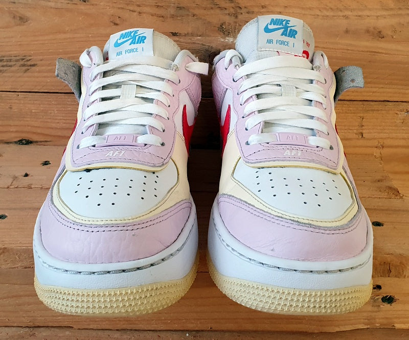 Nike Air Force 1 Shadow Low Leather Trainers UK6/US8.5/E40 DN5055-600 Pink/White