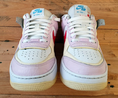 Nike Air Force 1 Shadow Low Leather Trainers UK6/US8.5/E40 DN5055-600 Pink/White