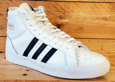 Adidas Basket Profi Mid Leather Trainers UK10/US10.5/EU44.5 FW3108 White/Black