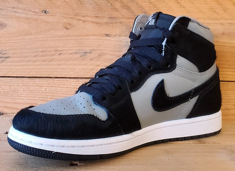 Nike Air Jordan 1 Twist Mid Leather Trainers UK4.5/US7/E38 DZ2523-001 Grey/Black