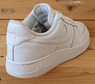 Nike Air Force 1 Low Leather Trainers UK7/US9.5/EU41 DD8959-100 Triple White