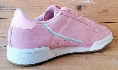 Adidas Continental 80 Low Suede Trainers UK4/US5.5/EU36.5 G27720 Pink/White/Gum