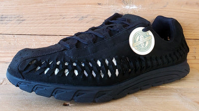 Nike Mayfly Woven Low Suede Trainers UK10/US11/EU45 833132-003 Triple Black