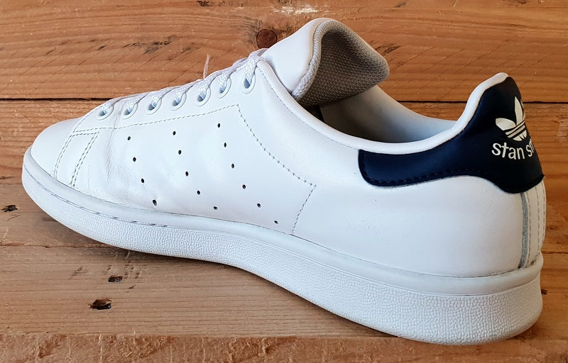 Adidas Stan Smith Low Leather Trainers UK7.5/US8/EU41 M20325 White/Navy Blue