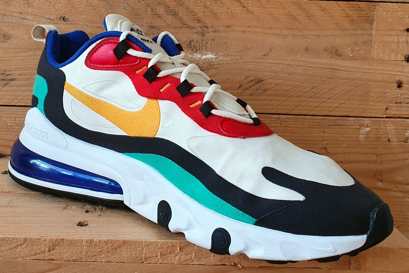 Nike Air Max 270 React Bauhaus Low Trainers UK11/US12/E46 AO4971-002 Multicolour