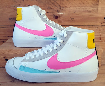 Nike Blazer Mid Leather Trainers UK6/US8.5/EU40 DA4295-100 Vintage Pastel