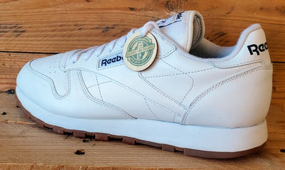 Reebok Classic Low Leather Trainers UK8/US9/EU42 49799 White/Gum