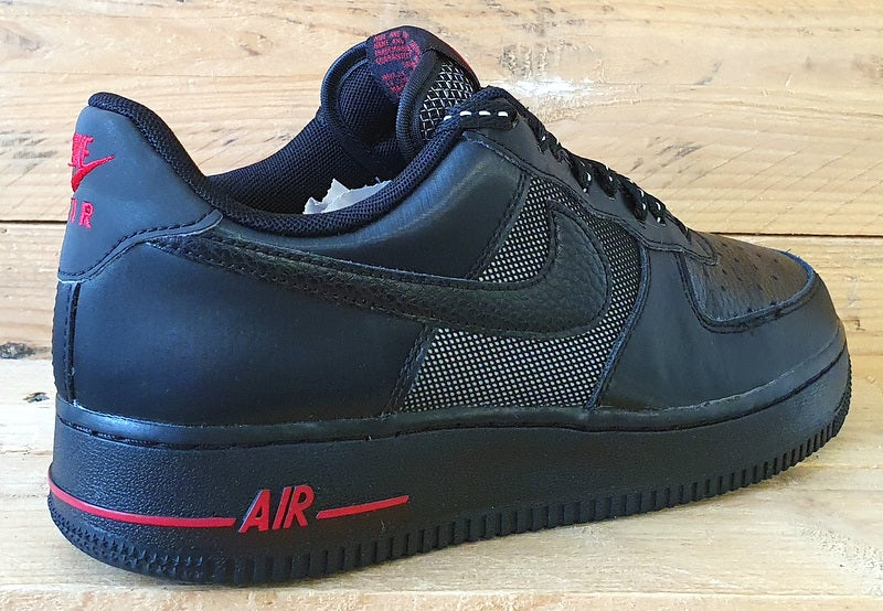 Nike Air Force 1 Leather Trainers UK6.5/US7.5/EU40.5 DO6389-001 Black Ballistic