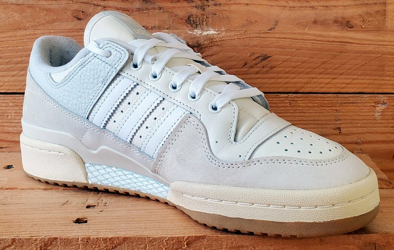Adidas Forum 84 Low Leather Trainers UK8/US8.5/EU42 FY7998 Chalk/White