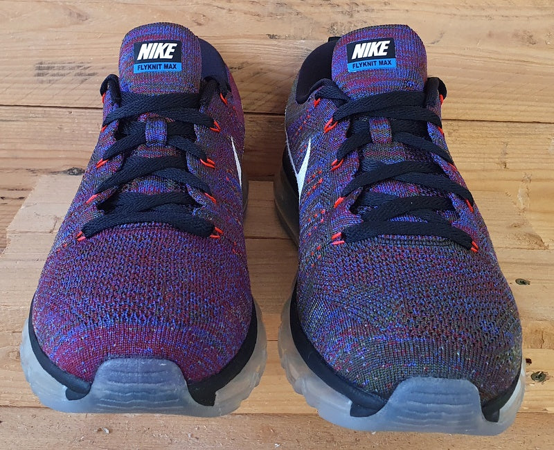 Nike Flyknit Air Max Low Trainers UK10/US11/EU45 620469-016 Purple Multicolour