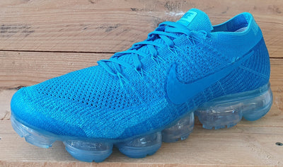 Nike Air VaporMax Flyknit Low Trainers UK10/US11/EU45 849558-402 Blue Orbit