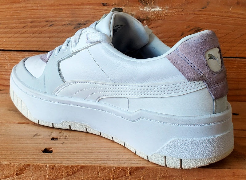 Puma Cali Dream Low Leather Trainers UK4.5/US7/EU37.5 383112-02 Cloud White