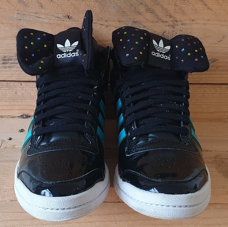 Adidas Top Ten Sleek Series Mid Trainers UK6 US7.5 EU39 G61360 Black White VintageTrainers