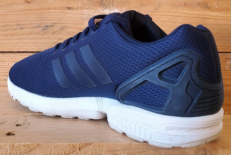 Adidas ZX Flux Low Textile Trainers UK8/US8.5/EU42 M19841 Navy/White
