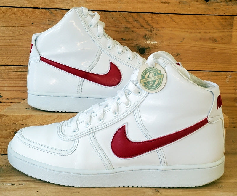 Nike Vandel Mid Leather Trainers UK9/US10/EU44 317179-109 White/University Red