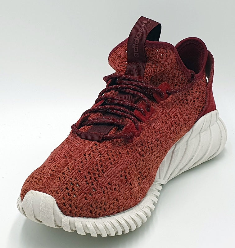 Adidas Tubular Doom Sock Trainers BY3560 Mystery Red White UK8.5 US9 EU42.5