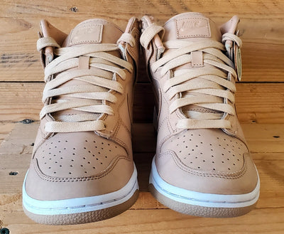 Nike Dunk Premium Mid Suede Trainers UK4/US6.5/EU37.5 DX2044-201 Vachetta Tan