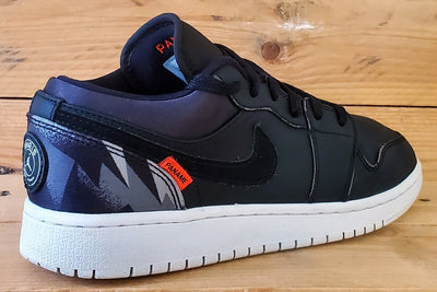 Nike Air Jordan 1 PSG Low Leather Trainers UK4/US4.5Y/EU36.5 CN1077-001 Black