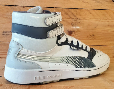 Puma Sky II Mid Leather Trainers UK9/US10/EU43 348441-05 White/Grey