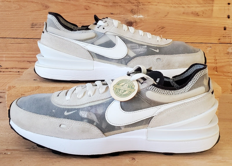 Nike Waffle One Low Textile/Suede Trainers UK10/US11/E45 DA7995-100 Summit White