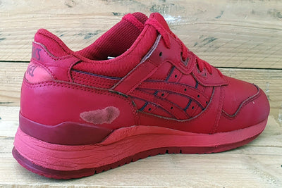 Asics Gel Lyte III Low Leather Trainers H63QK Valantines Red UK5/US6/EU38