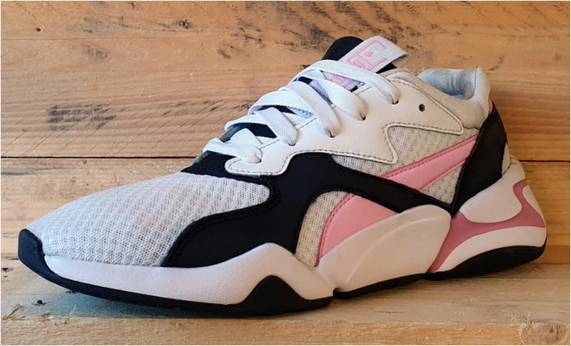 Puma Nova 90 Bloc Deadstock Trainers White Pink Black 369486 03 UK7 US9.5 EU40.5