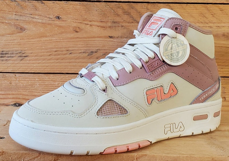 Fila Teratech 600 Mid Suede Trainers UK6.5/US9/EU40 5BM01832-152 Beige/Pink