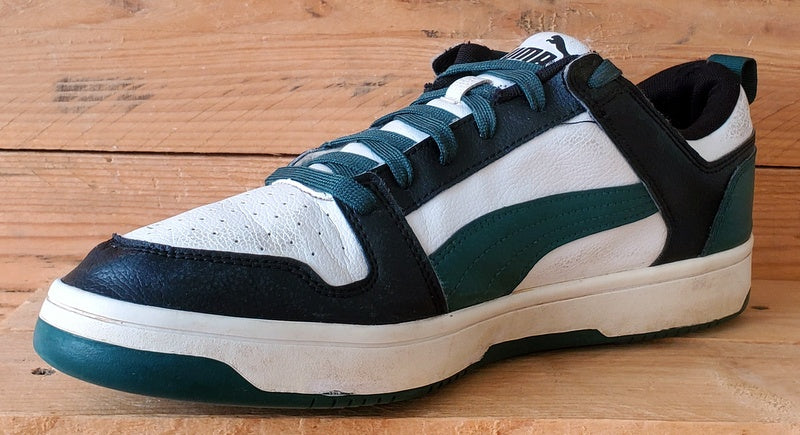 Puma Rebound Layup Low Leather Trainers UK10/US11/EU44.5 369866-25 White/Black