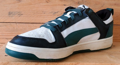 Puma Rebound Layup Low Leather Trainers UK10/US11/EU44.5 369866-25 White/Black