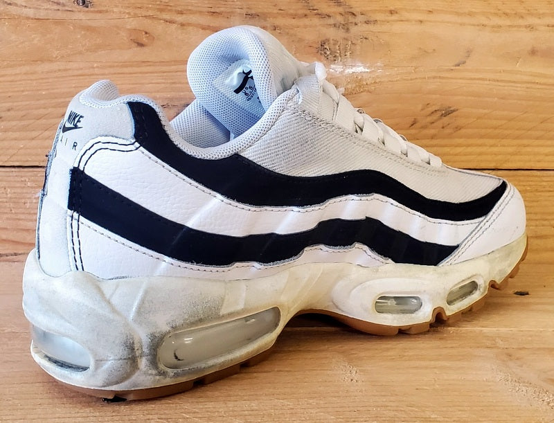 Nike Air Max 95 Juventus Leather Trainers UK4/US6.5/E37.5 307960-112 Black/White