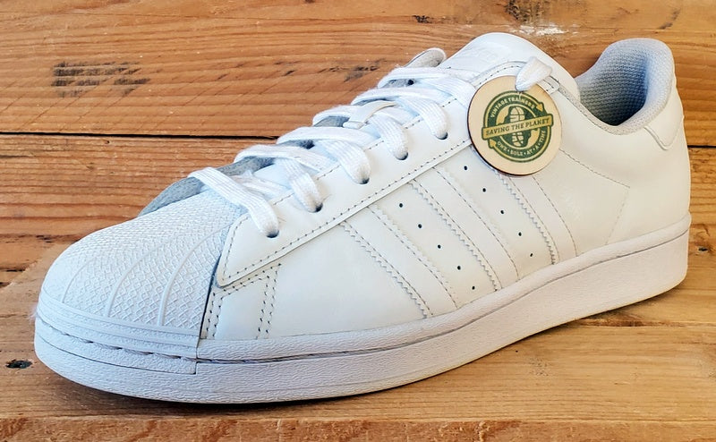 Adidas Superstar Low leather Trainers UK8/US8.5/EU42 EG4960 Triple White