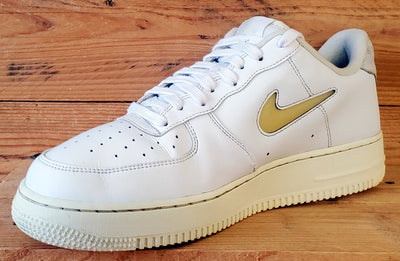 Nike Air Force 1 Jewel Low Leather Trainers UK9/US10/E44 DC8894-100 Pale Vanilla