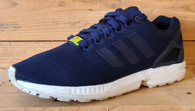 Adidas ZX Flux Low Textile Trainers UK8/US8.5/EU42 M19841 Navy/White
