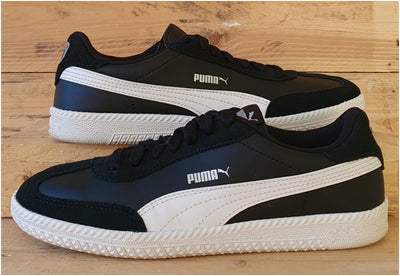 Puma Astro Cup SL Low Leather Trainers UK9/US10/EU43 366993 01 Black/White