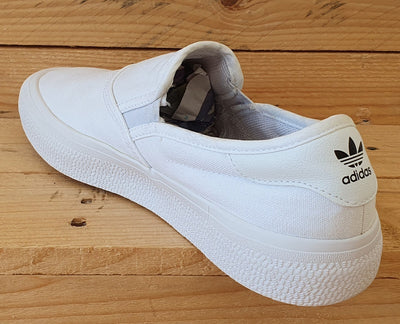 Adidas 3mc Slip-On Low Canvas Trainers UK7.5/US8/EU41 EG2638 Cloud White