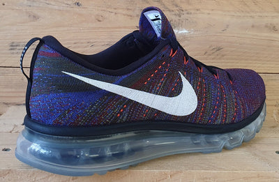 Nike Flyknit Air Max Low Trainers UK10/US11/EU45 620469-016 Purple Multicolour