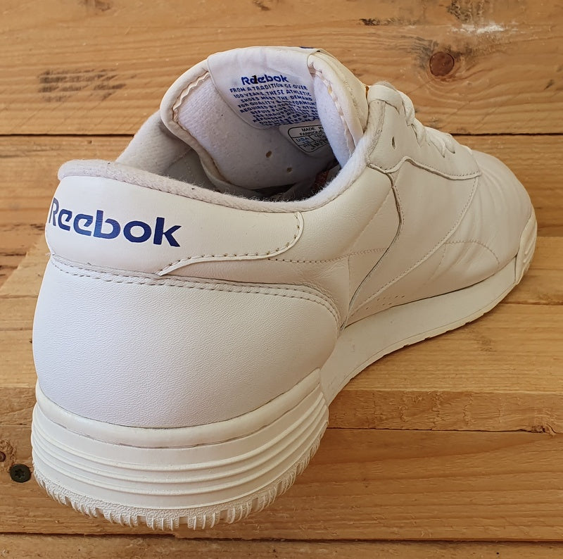 Reebok Classic Low Leather Trainers UK12/US13/EU47 2-3475 Triple White