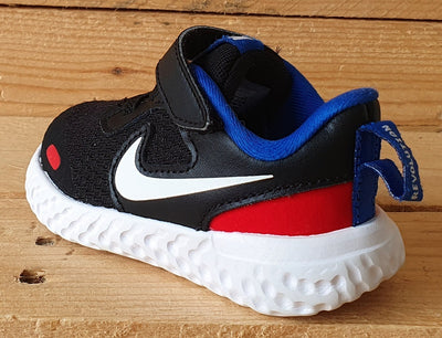 Nike Revolution 5 Kids Trainers UK3.5/US4C/E19.5 BQ5673-020 Black/University Red