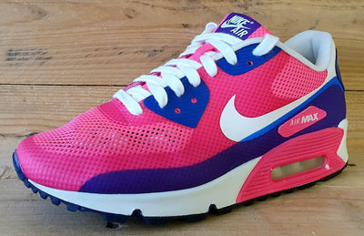 Nike Air Max 90 Hyperfuse Textile Trainers UK6/US8.5/EU40 454460-600 Pink Flash