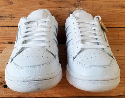 Adidas Continental 80 Low Leather Trainers UK10/US10.5/E44.5 GW0188 Triple White