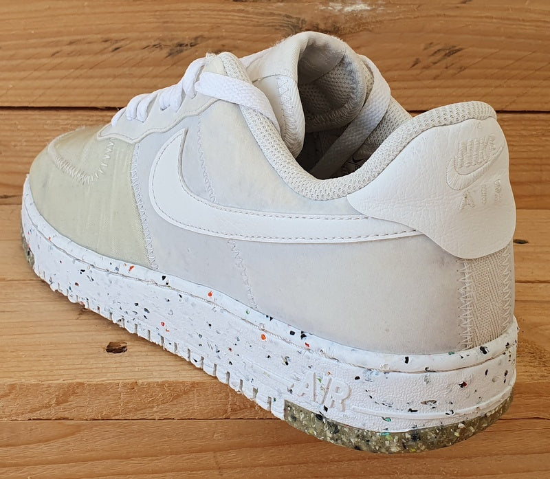 Nike Air Force 1 Crater Low Textile Trainers UK6.5/US9/EU40.5 CT1986-100 White