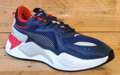Puma RS-X Low Textile Trainers UK12/US13/EU47 369666-05 Navy/Grey/White