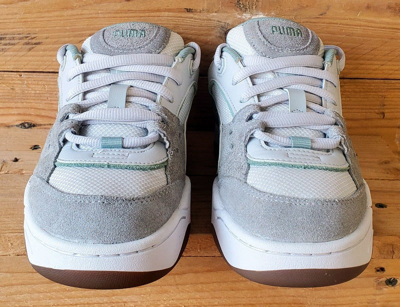Puma 180 Low Textile/Suede Trainers UK5.5/US6.5/E38.5 389267-04 Grey/White/Green