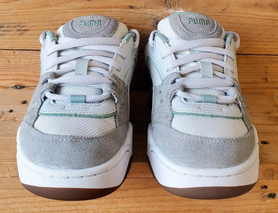 Puma 180 Low Textile/Suede Trainers UK5.5/US6.5/E38.5 389267-04 Grey/White/Green