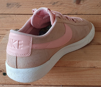 Nike Blazer Low Suede Trainers UK9.5/US10.5/EU44.5 371760-801 Arctic Orange/Pink