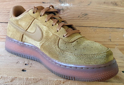 Nike Air Force 1 LV8 Low Suede Trainers UK5/US5.5Y/EU38 BQ5485-700 Wheat