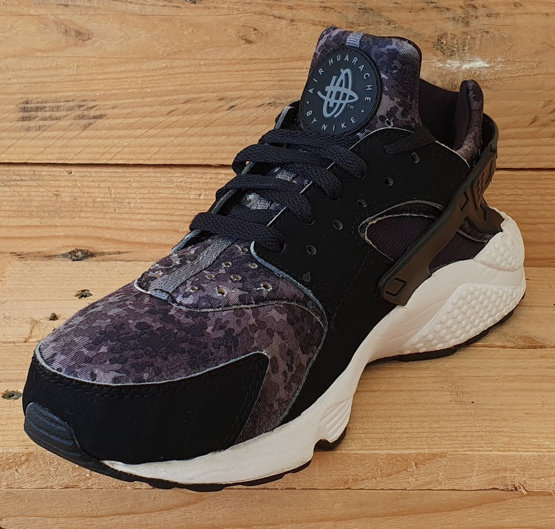 Nike Air Huarache Snow Camo Low Trainers UK8/US9/EU42.5 318429-015 Black