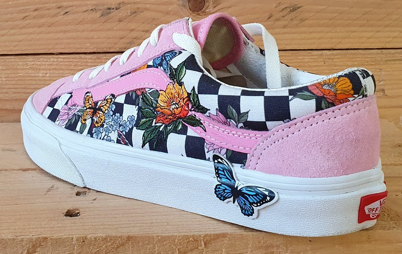 Vans Off The Wall Trainers UK5/US7.5/EU38 721278 Rosebloom Floral Checkerboard